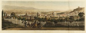 إطلالة بانورامية على تيفليس ، 1827 بواسطة جون هيفيسايد كلارك