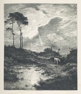 اللوحة 15. مشهد رعوي.  صور الطبيعة. سلسلة من ثلاثين رسمًا إيضاحيًا أصليًا رسمها جيه إتش ديل ونقشها آر. باترسون.  جون هنري ديل