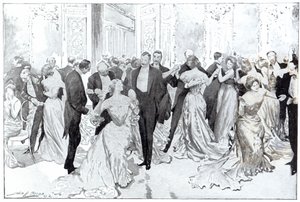 The Cotillon ، من "Daily Life Upstairs" ، 1902 (الطباعة الحجرية) بواسطة جون هنري فريدريك بيكون