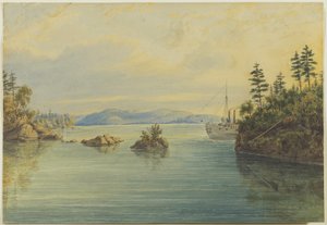في جزر الألف ، ج .1865 (مرحاض على ورق) بواسطة جون هربرت كادي