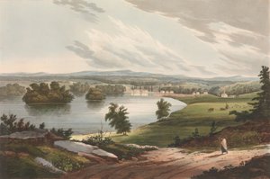 حصن إدوارد رقم 10 من محفظة نهر هدسون ، 1822-1823. بواسطة جون هيل
