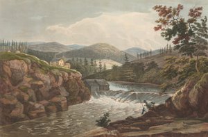 ليتل فولز في لوزيرن رقم 1 من محفظة نهر هدسون ، 1822-1823. بواسطة جون هيل