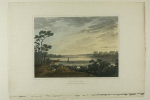 Lynnhaven Bay ، اللوحة الأولى من العدد الثاني من المناظر الخلابة للمناظر الأمريكية بواسطة جون هيل