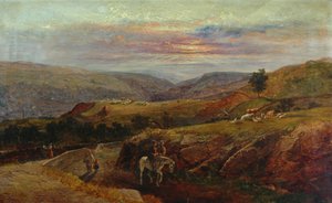 وادي بيرنلي من كروفتس ستون ، 1870