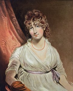 صورة للسيدة المشرفة بوفيري منقوشة من قبل IR سميث (fl.1800-30)