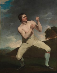 ريتشارد همفريز ذا بوكسر ، حوالي عام 1788 (زيت على قماش) بواسطة جون هوبنر