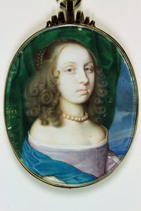 إليزابيث روجرز ، Viscountess Mansfield ، بعد ذلك دوقة ريتشموند (لوحة مائية على العاج)