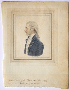 صورة السير كابتن ويست من Dutton Indiaman ، 1785.