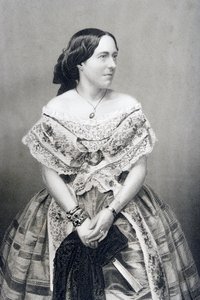 كلارا نوفيلو (1818-1908) محفورة من قبل DJ Pound من صورة ، من "غرفة الرسم للشخصيات البارزة ، المجلد 2" ، المنشورة في لندن ، 1860
