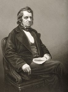 جون آرثر ريبوك (1801-1879) منقوش بواسطة DJ Pound من صورة فوتوغرافية ، من "غرفة الرسم للشخصيات البارزة ، المجلد 2" ، نُشر في لندن ، 1860