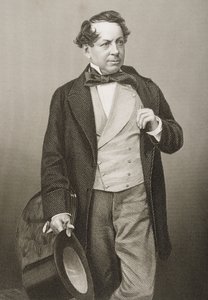 جون بالدوين باكستون (1802-79) منقوش بواسطة DJ Pound من صورة ، من "غرفة الرسم للشخصيات البارزة ، المجلد 2" ، نُشر في لندن ، 1860 بواسطة جون جابيز إدوين بيزلي مايال