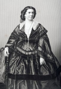 مدام آنا بيشوب (1810-1884) محفور بواسطة DJ Pound من صورة ، من "غرفة الرسم للشخصيات البارزة ، المجلد 2" ، المنشور في لندن ، 1860 بواسطة جون جابيز إدوين بيزلي مايال