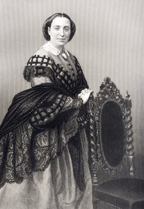 مدام Rosino Penco (1823-1894) محفورة بواسطة DJ Pound من صورة ، من "غرفة الرسم للشخصيات البارزة ، المجلد 2" ، المنشورة في لندن ، 1860