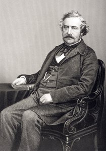 مارتن فاركوهار تابر (1810-1889) منقوش بواسطة DJ Pound من صورة ، من "غرفة الرسم للشخصيات البارزة ، المجلد 2" ، نُشر في لندن ، 1860 بواسطة جون جابيز إدوين بيزلي مايال