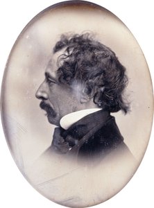 صورة شخصية لرجل نبيل ، تعرف باسم تشارلز ديكنز ، c.1853-1855 بواسطة جون جابيز إدوين بيزلي مايال