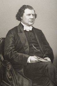 ويليام مورلي بونشون (1824-1881) منقوش بواسطة DJ Pound من صورة ، من "غرفة الرسم للشخصيات البارزة ، المجلد 2" ، نُشر في لندن ، 1860