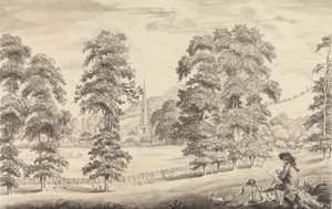 منظر طبيعي مع Ledbury Church Spire بواسطة جون جيمس باراليت