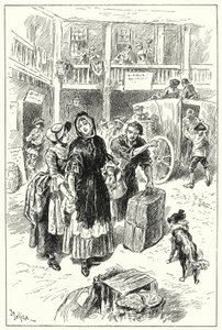 المدرب في Old Angel Inn (litho) بواسطة جون جيليكو