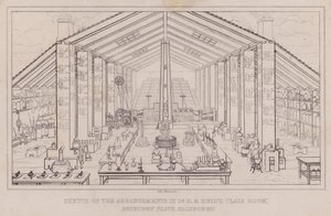 Sketch of the arrangements in Dr D B Reid