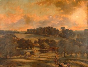 Haytime، Hamstead Mill، Handsworth، Staffordshire، 1850-1908. بواسطة جون جوزيف هيوز
