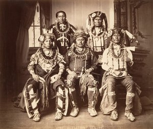 وفد أوتو ميسوريا ، 1881. بواسطة جون ك.هيلرز.
