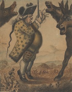 السيد ألكسندر كامبل ، عازف ، إجراء ثلاث تقويم للنهيق ، 1782. بواسطة جون كاي