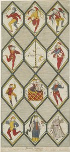 نافذة بيتلي الزجاجية - راقصو موريس: نقش ، بدون تاريخ [1751-1790] (طباعة)