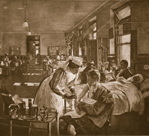 جرح مستشفى لندن ، 1914-1919 بواسطة جون لافري