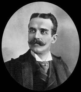 جون لوسون ستودارد (1850-1931) كاتب أمريكي (صورة بالأبيض والأسود)