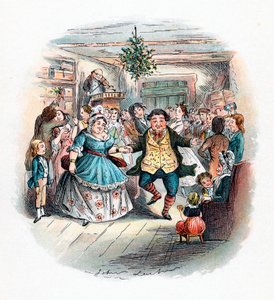 كارول عيد الميلاد: كرة Fezziwigs ، 1843 بواسطة جون ليتش