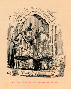 وصول ريتشاردز ليجاسي إلى روان ، c1860 ، c1860 بواسطة جون ليتش