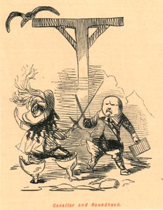 فارس و Roundhead ، 1897. بواسطة جون ليتش
