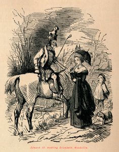 إدوارد الرابع ، لقاء إليزابيث وودفيل ، c1860 ، c1860. بواسطة جون ليتش