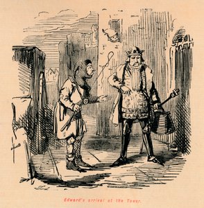 وصول إدواردز إلى البرج ، c1860 ، c1860 بواسطة جون ليتش