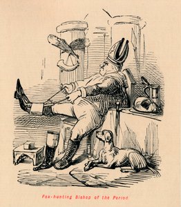 صيد أسقف الفترة ، c1860 ، c1860 بواسطة جون ليتش