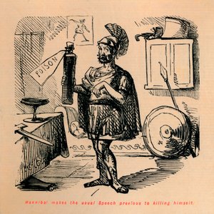 هانيبال يجعل الكلام المعتاد سابقًا لقتل نفسه ، 1852 بواسطة جون ليتش