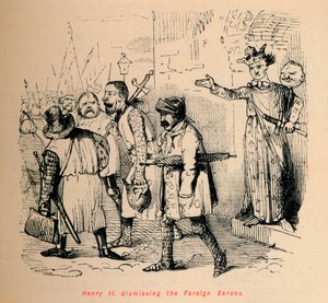 هنري الثاني. إقالة البارونات الأجانب ، c1860 ، c1860 بواسطة جون ليتش