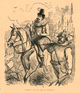 جيمس الأول في طريقه إلى إنجلترا ، 1897. بواسطة جون ليتش