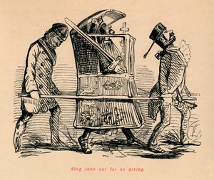 الملك جون في البث ، c1860 ، c1860 بواسطة جون ليتش