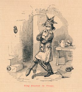 الملك ستيفن في السجن ، c1860 ، c1860 بواسطة جون ليتش