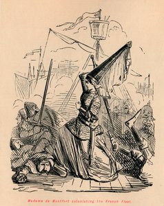 مدام دي مونتفورت مذهل الأسطول الفرنسي ، c1860 ، c1860 بواسطة جون ليتش
