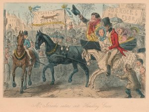 يدخل السيد جوروكس في Handley Cross ، 1854 بواسطة جون ليتش
