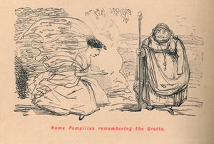 نوما بومبيليوس يتذكر الكهف ، 1852 بواسطة جون ليتش