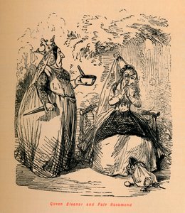 الملكة إليانور وفير روزاموند ، c1860 ، c1860 بواسطة جون ليتش