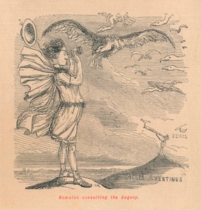 رومولوس يتشاور مع Augury ، 1852 بواسطة جون ليتش