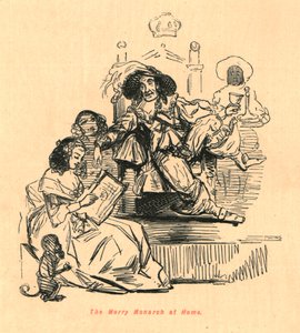 الملك المرح في المنزل ، 1897. بواسطة جون ليتش