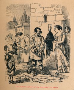 الرومان يلبسون من قبل سكان كابوا ، 1852 بواسطة جون ليتش