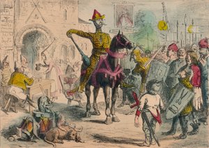 ويليام يتفقد المتطوعين قبل غزو إنجلترا ، 1850 بواسطة جون ليتش