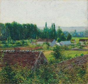 المزارع في جيفيرني ، c.1890 بواسطة جون ليزلي بريك