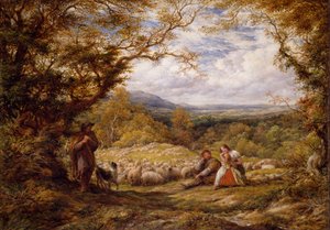 طريق الأغنام 1863. بواسطة جون لينيل
